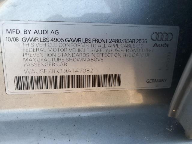 Photo 11 VIN: WAUSF78K19A147082 - AUDI A4 PREMIUM 