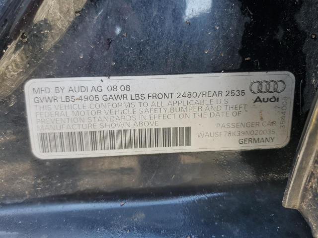 Photo 11 VIN: WAUSF78K39N020035 - AUDI A4 PREMIUM 