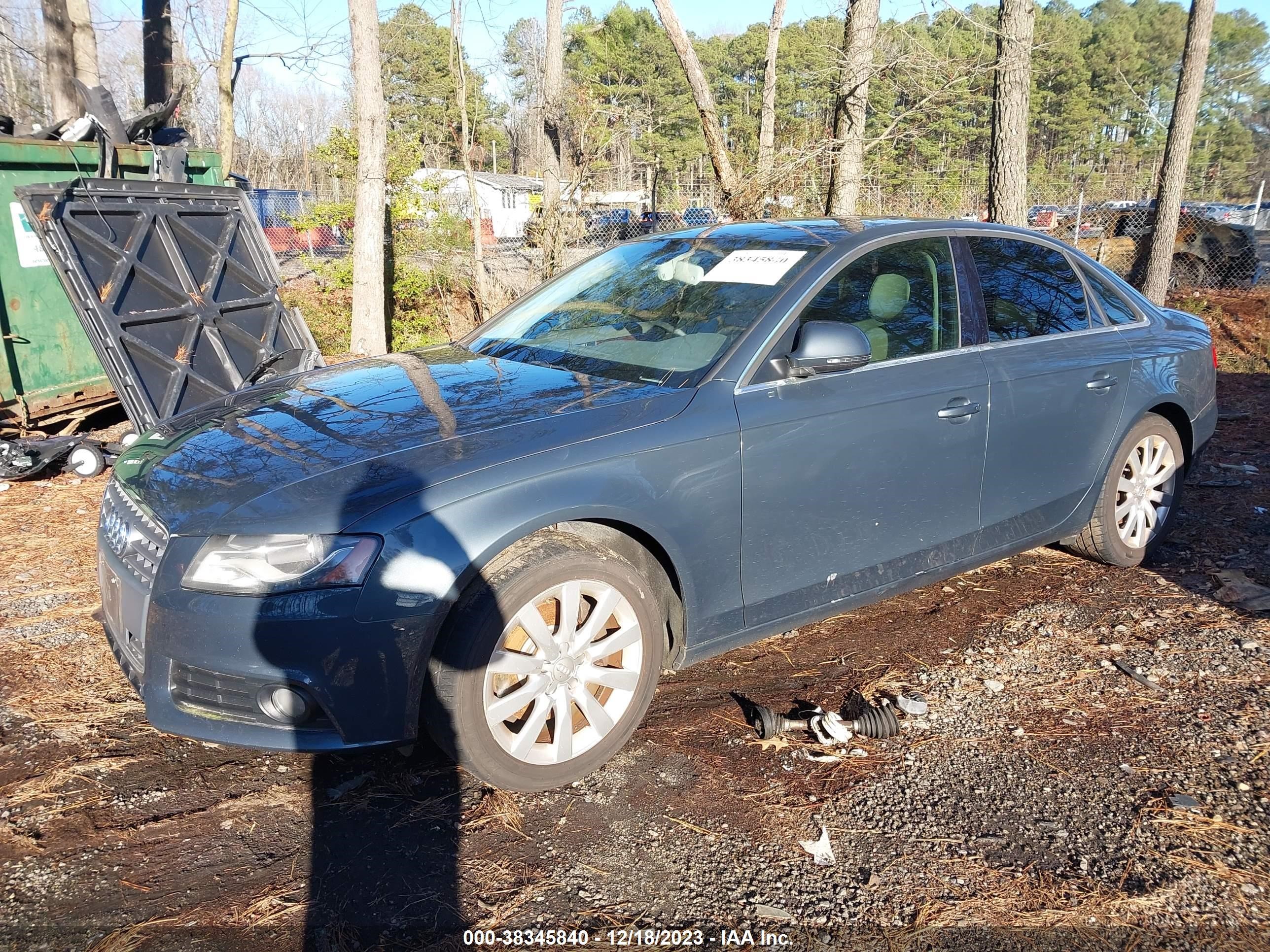 Photo 1 VIN: WAUSF78K59N019601 - AUDI A4 