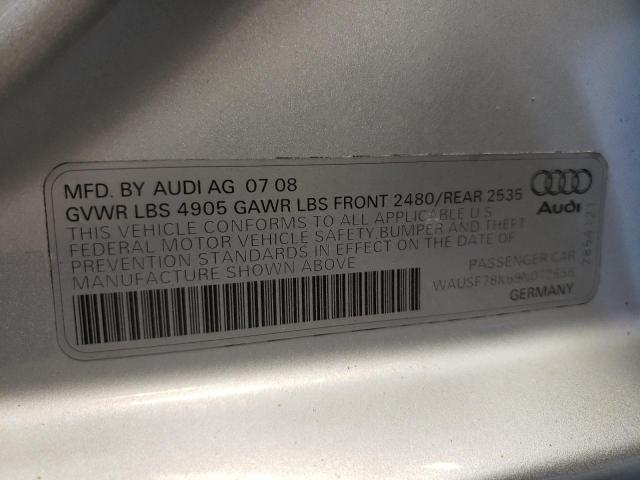 Photo 11 VIN: WAUSF78K69N012656 - AUDI A4 PREMIUM 