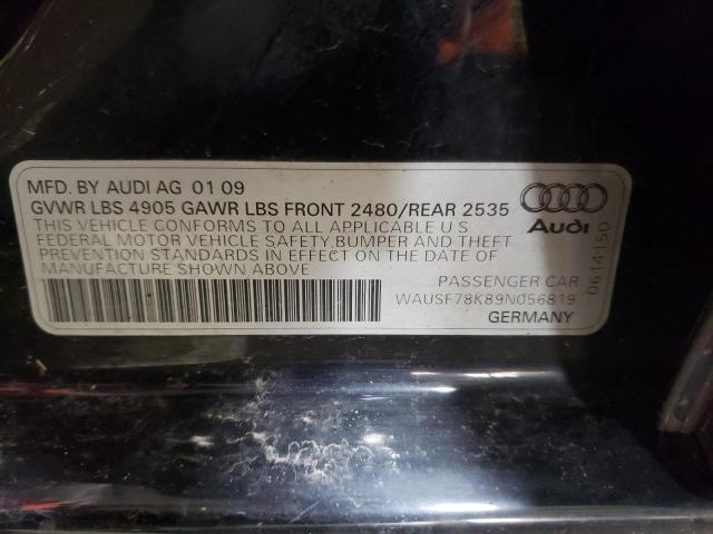 Photo 11 VIN: WAUSF78K89N056819 - AUDI A4 