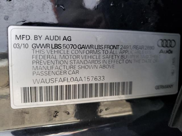 Photo 9 VIN: WAUSFAFL0AA157633 - AUDI A4 PREMIUM 