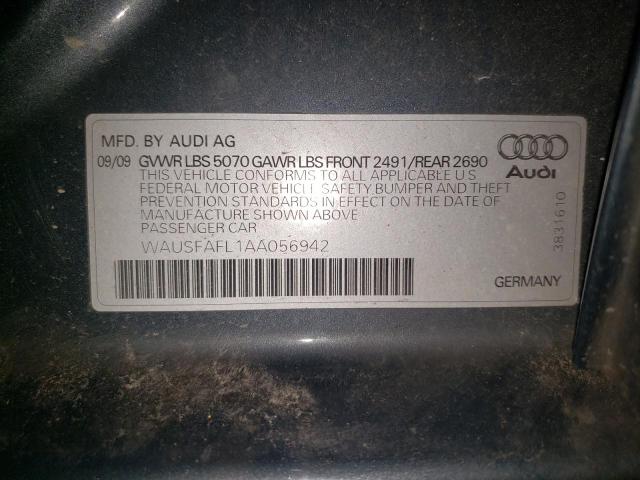 Photo 11 VIN: WAUSFAFL1AA056942 - AUDI A4 PREMIUM 