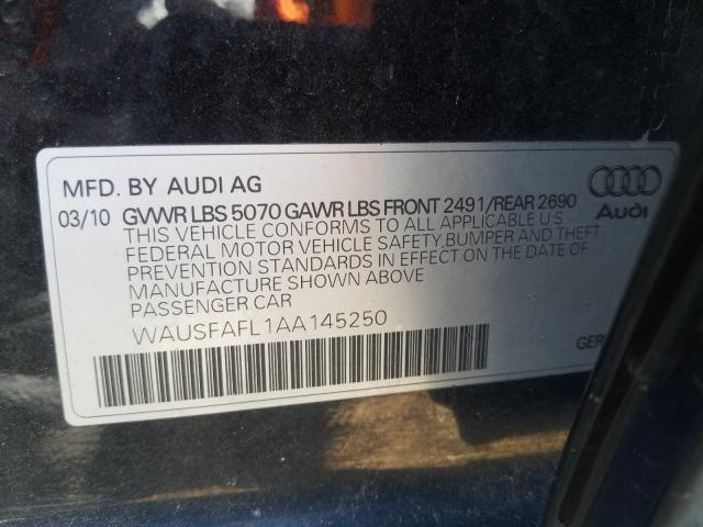 Photo 9 VIN: WAUSFAFL1AA145250 - AUDI A4 PREMIUM 