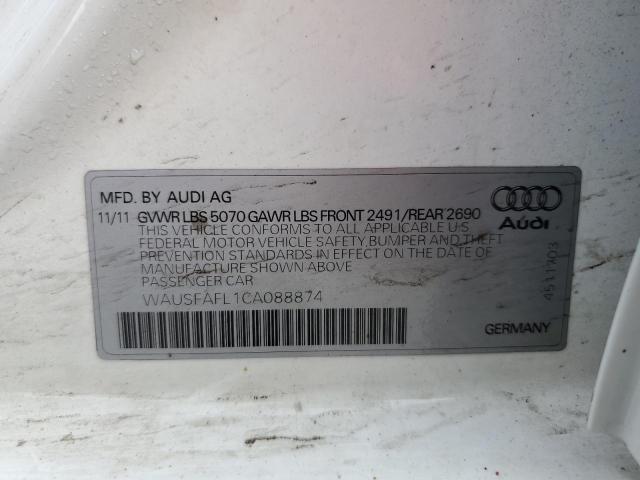 Photo 11 VIN: WAUSFAFL1CA088874 - AUDI A4 PREMIUM 