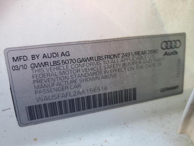 Photo 12 VIN: WAUSFAFL2AA156516 - AUDI A4 