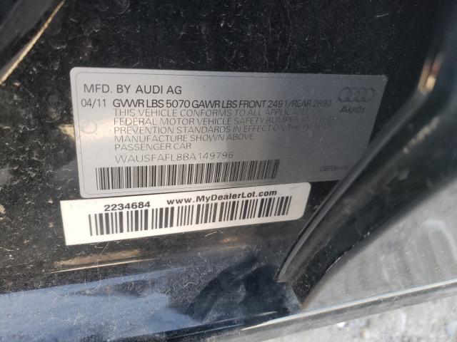 Photo 9 VIN: WAUSFAFL8BA149796 - AUDI A4 PREMIUM 