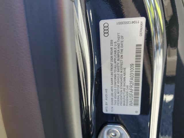 Photo 11 VIN: WAUSFAFR2FA031009 - AUDI A5 