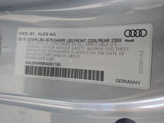 Photo 11 VIN: WAUSFAFR8FA061180 - AUDI A5 PREMIUM 