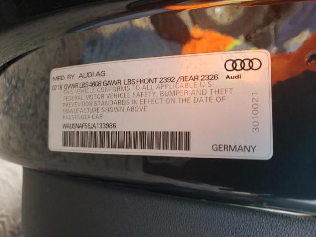 Photo 9 VIN: WAUSNAF56JA133986 - AUDI A5 