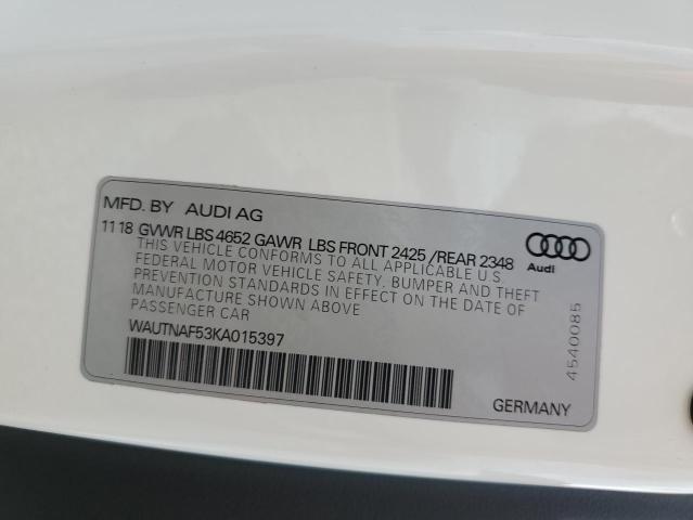 Photo 9 VIN: WAUTNAF53KA015397 - AUDI A5 PREMIUM 