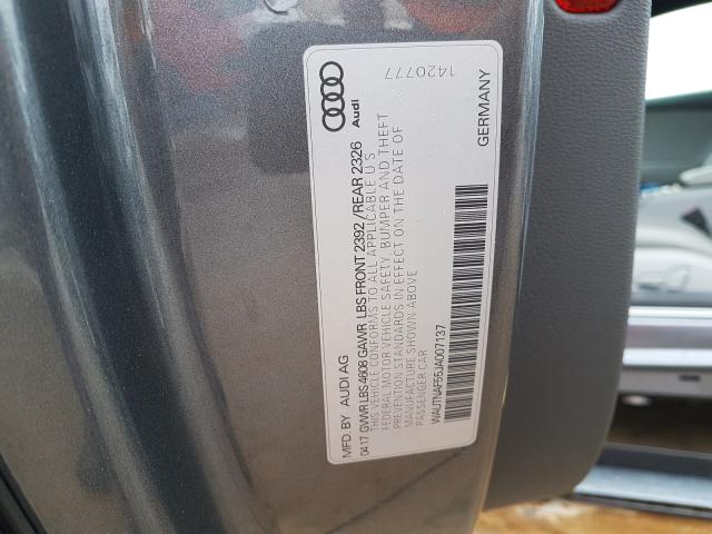 Photo 9 VIN: WAUTNAF55JA007137 - AUDI A5 PREMIUM 