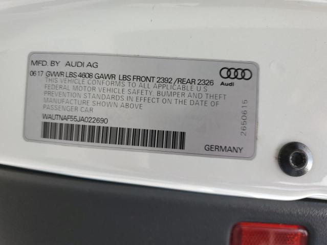 Photo 12 VIN: WAUTNAF55JA022690 - AUDI A5 PREMIUM 