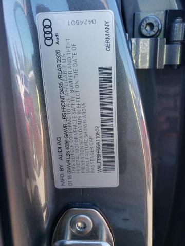 Photo 12 VIN: WAUTPBFF5GA110902 - AUDI A3 E-TRON 