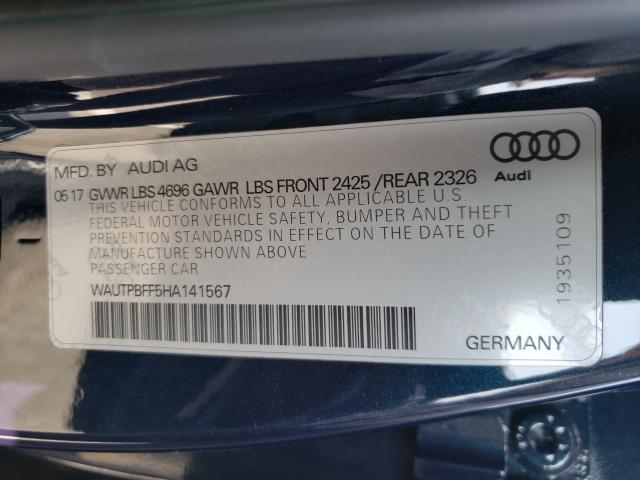 Photo 9 VIN: WAUTPBFF5HA141567 - AUDI A3 E-TRON 