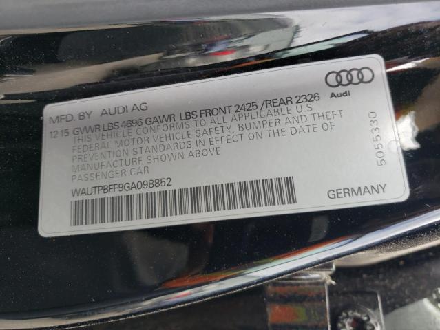 Photo 9 VIN: WAUTPBFF9GA098852 - AUDI A3 