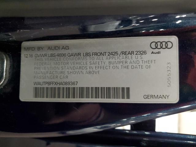 Photo 11 VIN: WAUTPBFFXHA089367 - AUDI A3 E-TRON 