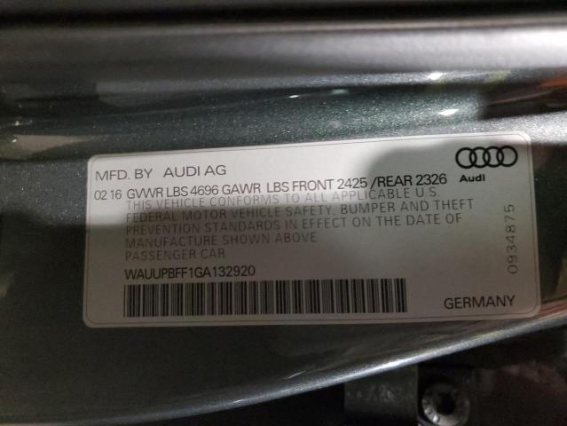 Photo 12 VIN: WAUUPBFF1GA132920 - AUDI A3 E-TRON 