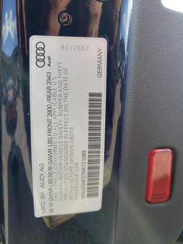 Photo 11 VIN: WAUV2AF27KN121089 - AUDI A7 PRESTIG 