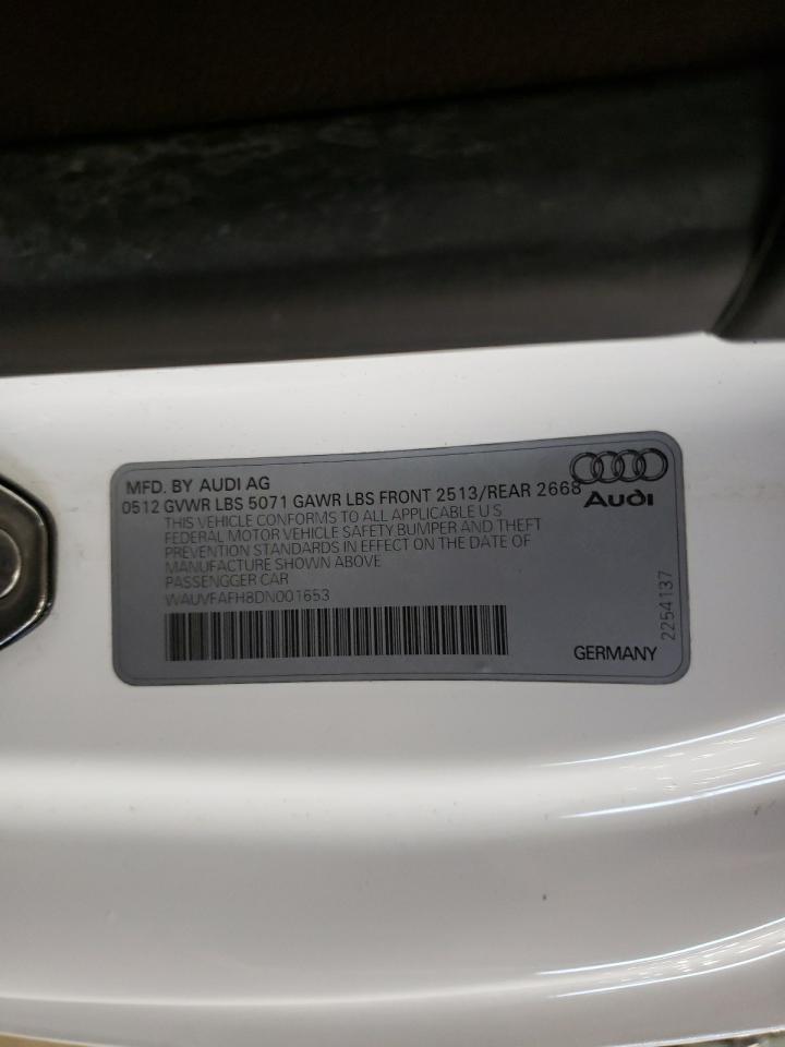 Photo 11 VIN: WAUVFAFH8DN001653 - AUDI A5 