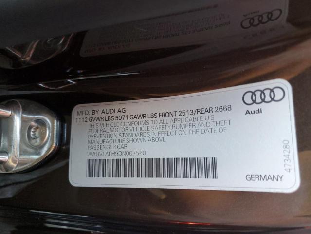 Photo 12 VIN: WAUVFAFH9DN007560 - AUDI A5 