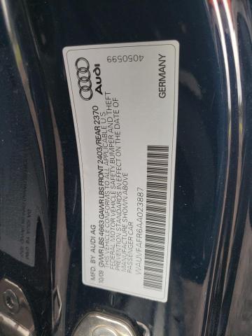 Photo 11 VIN: WAUVFAFR6AA023887 - AUDI A5 PRESTIG 