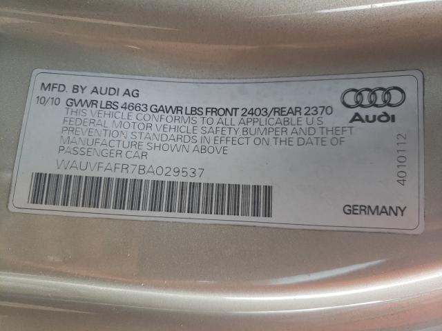 Photo 9 VIN: WAUVFAFR7BA029537 - AUDI A5 PRESTIG 