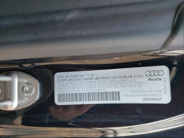 Photo 9 VIN: WAUVGAFH0BN009322 - AUDI S5 