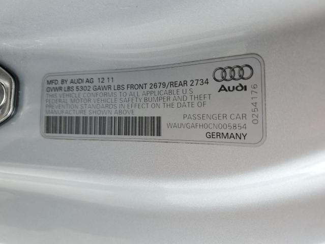 Photo 9 VIN: WAUVGAFH0CN005854 - AUDI S5 PRESTIG 