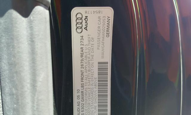 Photo 9 VIN: WAUVGAFH4AN025053 - AUDI RS5 