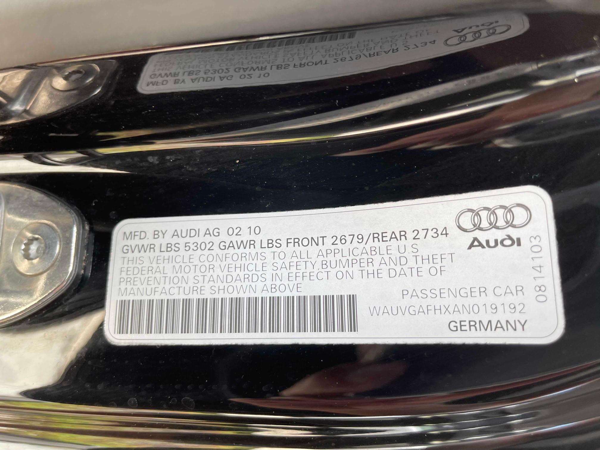 Photo 9 VIN: WAUVGAFHXAN019192 - AUDI S5 PRESTIG 