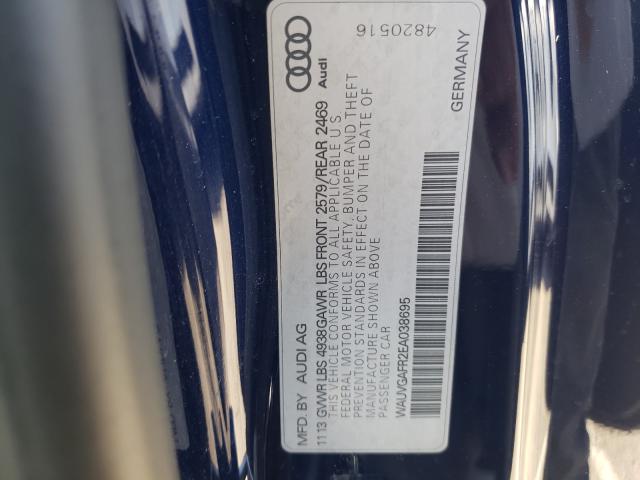 Photo 9 VIN: WAUVGAFR2EA038695 - AUDI S5 PRESTIG 