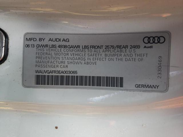 Photo 9 VIN: WAUVGAFR3EA003065 - AUDI S5 PRESTIG 