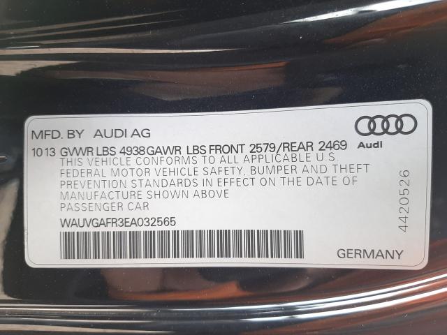 Photo 9 VIN: WAUVGAFR3EA032565 - AUDI S5 PRESTIG 