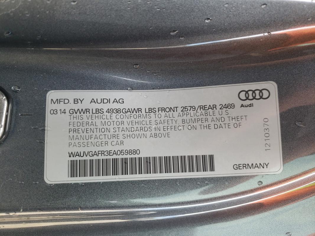 Photo 9 VIN: WAUVGAFR3EA059880 - AUDI S5 PRESTIG 