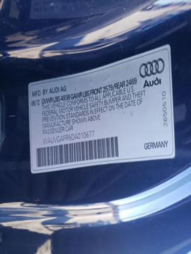 Photo 9 VIN: WAUVGAFR5DA010677 - AUDI S5 PRESTIG 