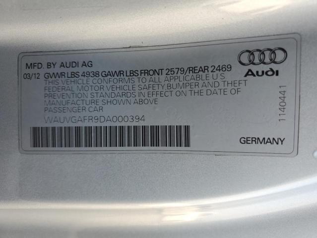 Photo 11 VIN: WAUVGAFR9DA000394 - AUDI S5 PRESTIG 