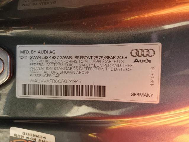 Photo 11 VIN: WAUVVAFR6CA024947 - AUDI S5 PRESTIG 