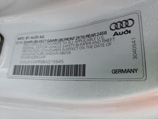 Photo 9 VIN: WAUVVAFR9BA015545 - AUDI S5 