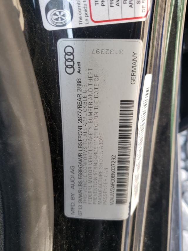 Photo 9 VIN: WAUW2AFC0EN037262 - AUDI S7 PREMIUM 