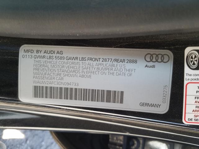 Photo 9 VIN: WAUW2AFC3DN094733 - AUDI S7 PREMIUM 