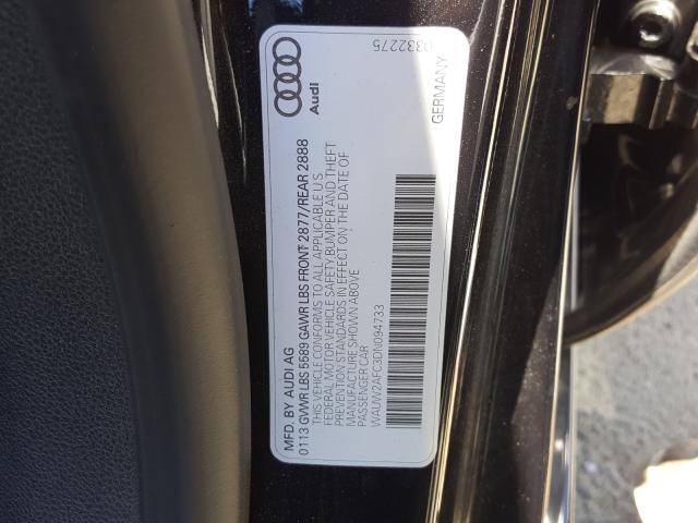 Photo 9 VIN: WAUW2AFC3DN094733 - AUDI S7 PREMIUM 