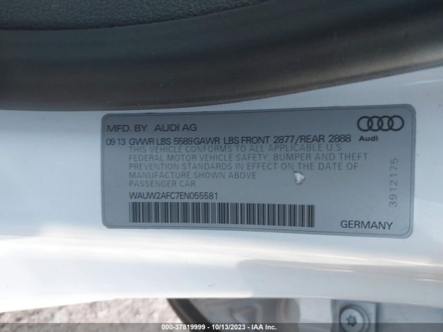 Photo 8 VIN: WAUW2AFC7EN055581 - AUDI S7 