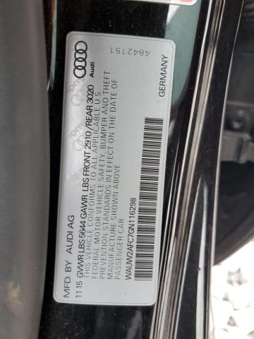 Photo 11 VIN: WAUW2AFC7GN116298 - AUDI S7 PRESTIG 