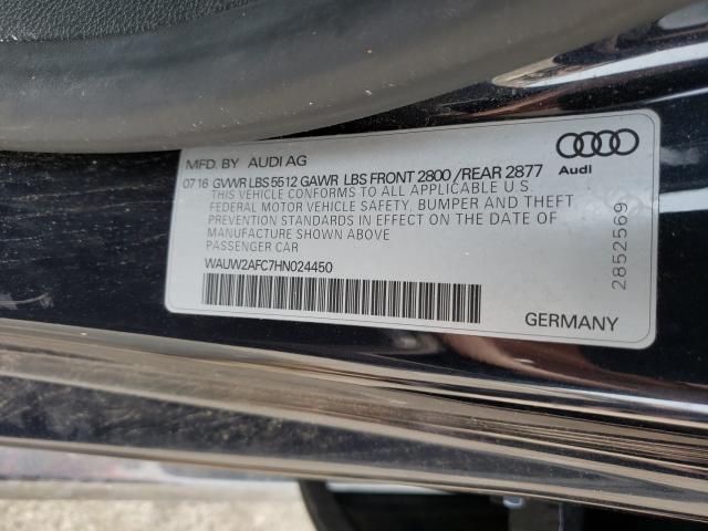 Photo 9 VIN: WAUW2AFC7HN024450 - AUDI A7 PREMIUM 