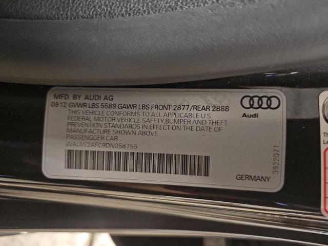 Photo 9 VIN: WAUW2AFC9DN058755 - AUDI S7 PREMIUM 