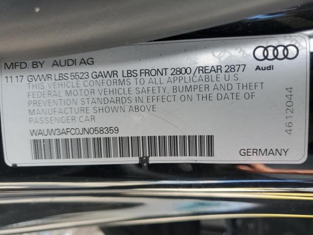 Photo 11 VIN: WAUW3AFC0JN058359 - AUDI A7 PREMIUM 