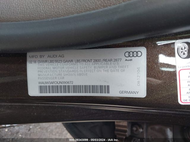 Photo 8 VIN: WAUW3AFCXJN090672 - AUDI A7 