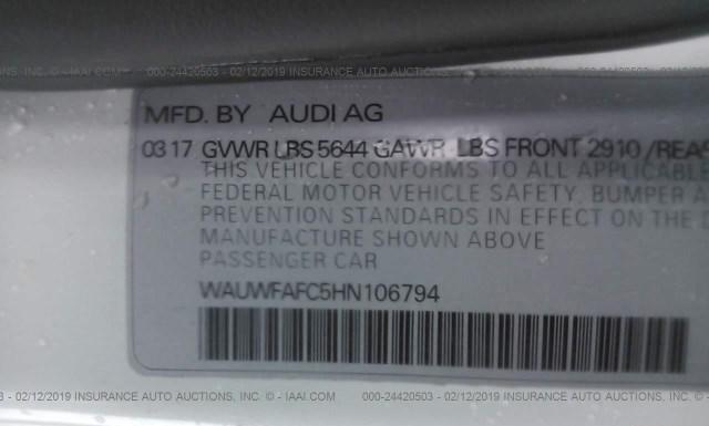 Photo 8 VIN: WAUWFAFC5HN106794 - AUDI S7 