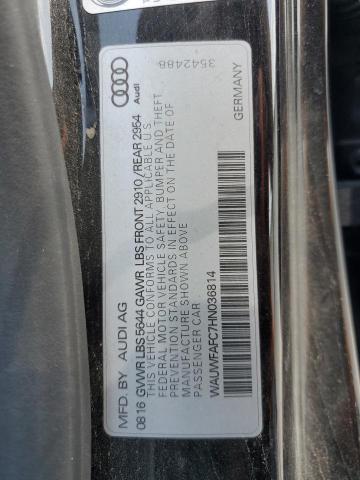 Photo 12 VIN: WAUWFAFC7HN036814 - AUDI S7 PREMIUM 